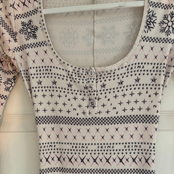 Skims Pointelle Henley Onesie - cream - Picture 7 of 7